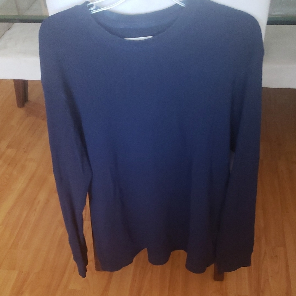 Navy Blue Long Sleeve Shirt